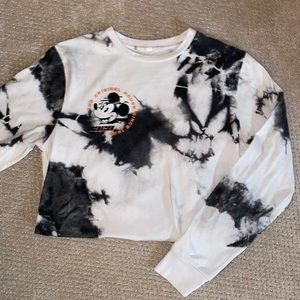Disney Mickey tie-dye graphic long sleeve
